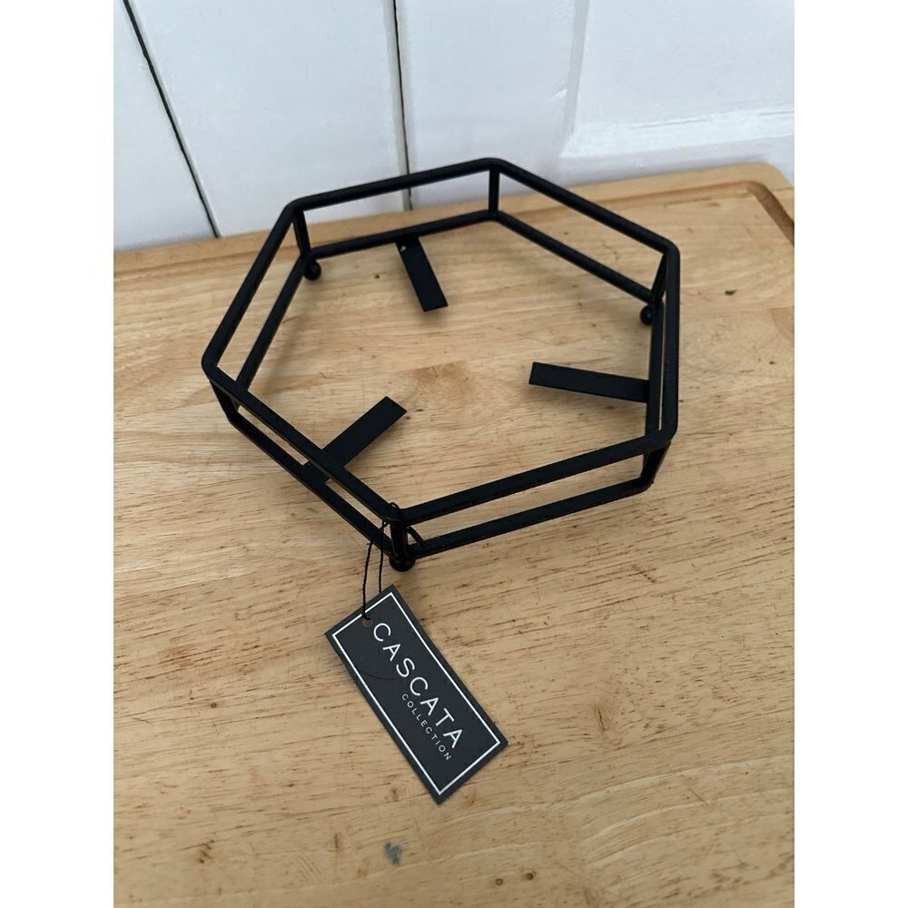 Black Metal Vanity Tray
